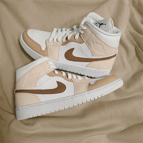 nike air jordan mid 1 beige|jordan 1 mid sale.